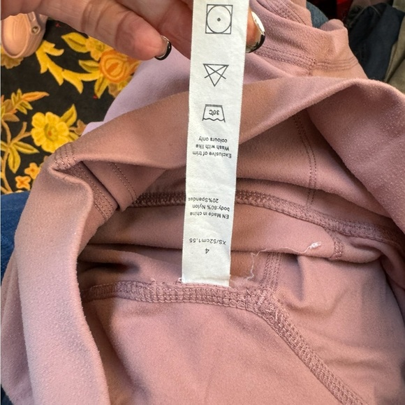 Lululemon Wonder Under  Soft Leggings Full Length Light Pink Size 4 - Picture 3 of 3